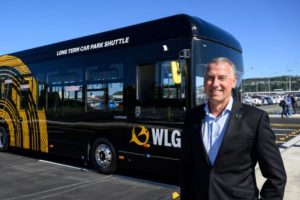 New e-bus for Wellington Airport
